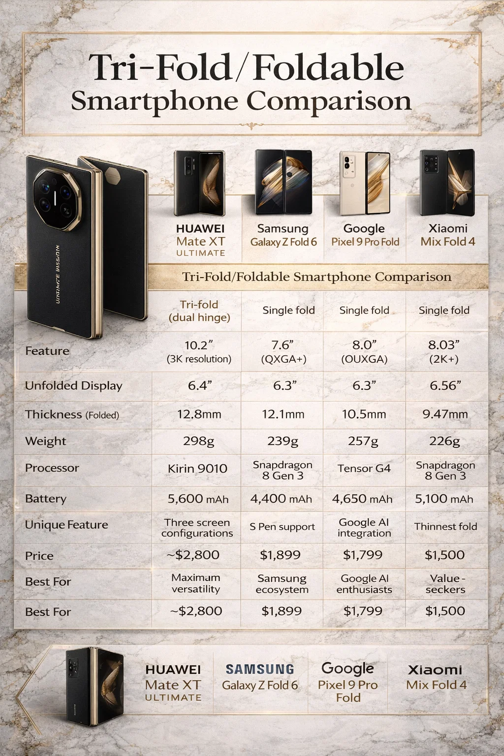 HUAWEIMate XT- ULTIMATE DESIGNbb