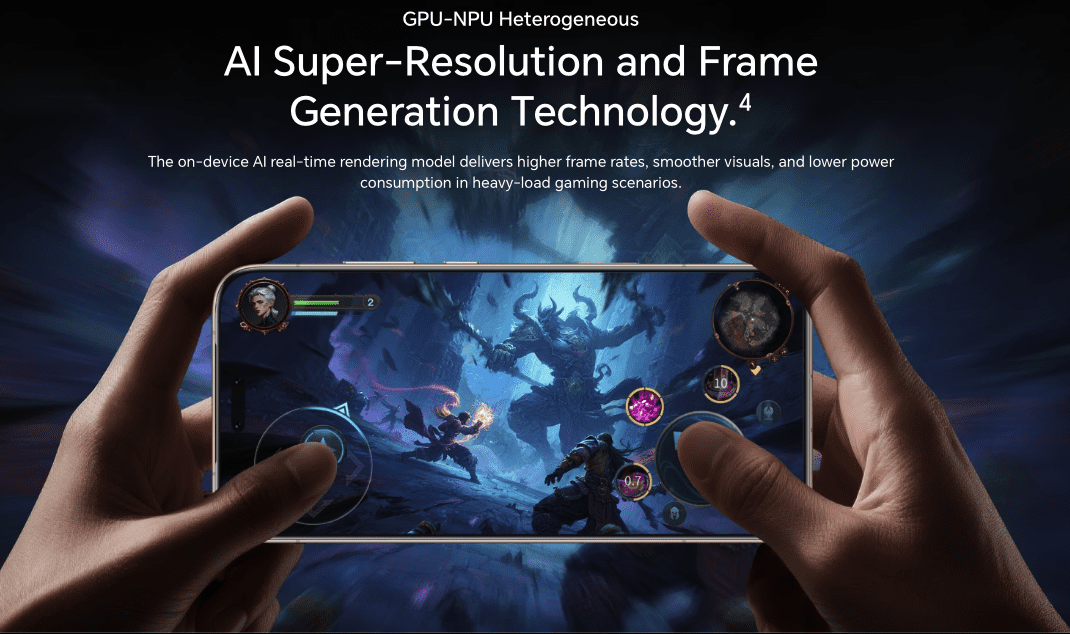 GPU-NPU Heterogeneous AI Super-Resolution and Frame Generation Technology.4