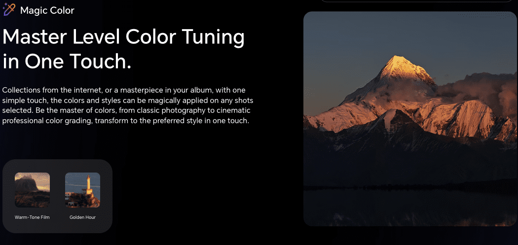 Honor magic8 pro-Master color Tuning 