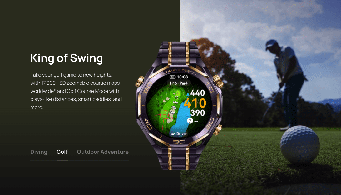 HUAWEI WATCH ULTIMATE DESIGN Royal Gold Edition Healthy life