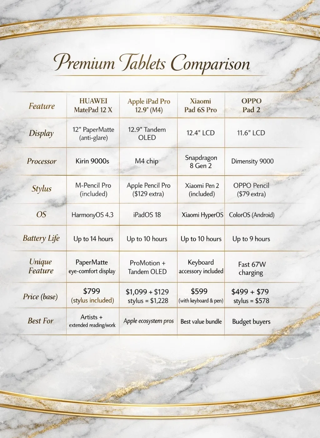 Huawei,Huawei UAE,Huawei Middle East,Huawei KSA,Huawei GCC,Mate XT Ultimate,Mate XT tri fold,Huawei PaperMatte tablet,MatePad 12 X,M Pencil Pro,Huawei ecosystem,HarmonyOS continuity,Huawei FreeClip 2,open ear earbuds,Huawei Watch Ultimate,Watch Ultimate 2,Watch GT 6 Pro,Huawei AI wellness,Arabic region tech trends,UAE gift ideas,luxury smartwatch UAE,tri fold smartphone UAE,secure smartwatch,productivity tablet UAE,AI sleep tracking,diving smartwatch,zirconium watch case,gold ceramic bezel,secure cloud alternatives,battery life smartwatch,smart living UAE,tablet stylus compatibility,AI assisted creativity,privacy focused devices,encrypted syncing Huawei,smart working on the go,Huawei comparison Apple Xiaomi Oppo,portable productivity,paper feel tablet,resilient watch design,underwater communication watch,long battery wearable,ear comfort design,digital wellness solutions,secure digital identity,innovation ecosystem UAE,Middle East technology adoption,2025 smart devices release,Huawei Mate XT ULTIMATE DESIGN,HUAWEI WATCH ULTIMATE DESIGN,HUAWEI WATCH Ultimate 2,HUAWEI WATCH GT 6 Pro,HUAWEI MatePad 12 X PaperMatte Edition,tri-fold smartphone 2025,best smartwatch 21 day battery,open-ear earbuds comfortable,luxury dive watch smartwatch,PaperMatte display tablet,HarmonyOS 4.3 features,Huawei vs Apple ecosystem,Huawei vs Samsung comparison,TruSense health monitoring,sonar communication smartwatch,liquid metal hinge technology,M-Pencil Pro stylus,Kirin 9010 processor,Kunlun Glass 2 durability,C-bridge earbud design,Reverse Sound Wave Technology,invisible intelligence AI,contextual display mapping,distributed operating system,Huawei R&amp;D investment 2025,Ren Zhengfei innovation philosophy,tri-fold vs single fold comparison,AMOLED vs PaperMatte display,underwater communication diving watch,best Huawei devices holiday 2025,premium smartwatch materials comparison,open-ear vs sealed earbuds,tablet with M-Pencil Pro,health monitoring accuracy smartwatch,Huawei ecosystem integration,HarmonyOS privacy features,long battery life wearables,foldable phone durability testing,nanoscale etching display technology,adaptive training load smartwatch,directional sound field earbuds,vegan leather smartphone,sapphire glass smartwatch,rare-earth ceramic bezel,Huawei holiday gift guide 2025,smart device innovation 2025,best tech gifts luxury 2025,Huawei vs Garmin dive watch