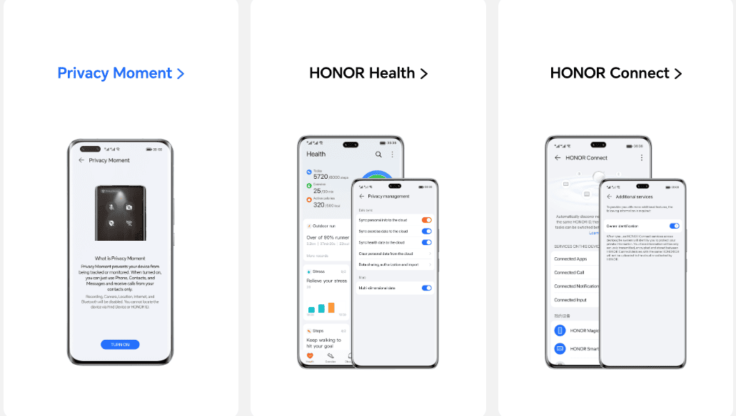 HONOR's privacy protection-privacy -connect