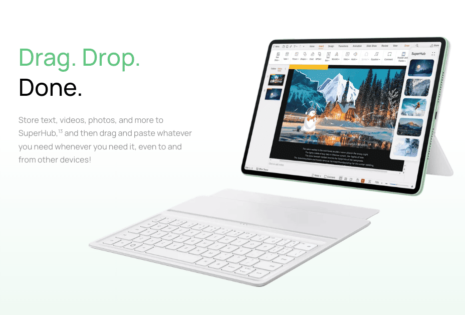 huawei metapad11.5 s features drag&drop