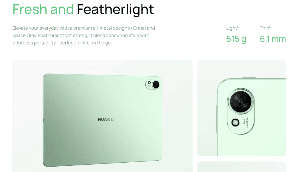 huawei metapad11.5 s whght featherlight