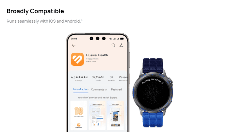 huawei watch ultra runner compatebility
