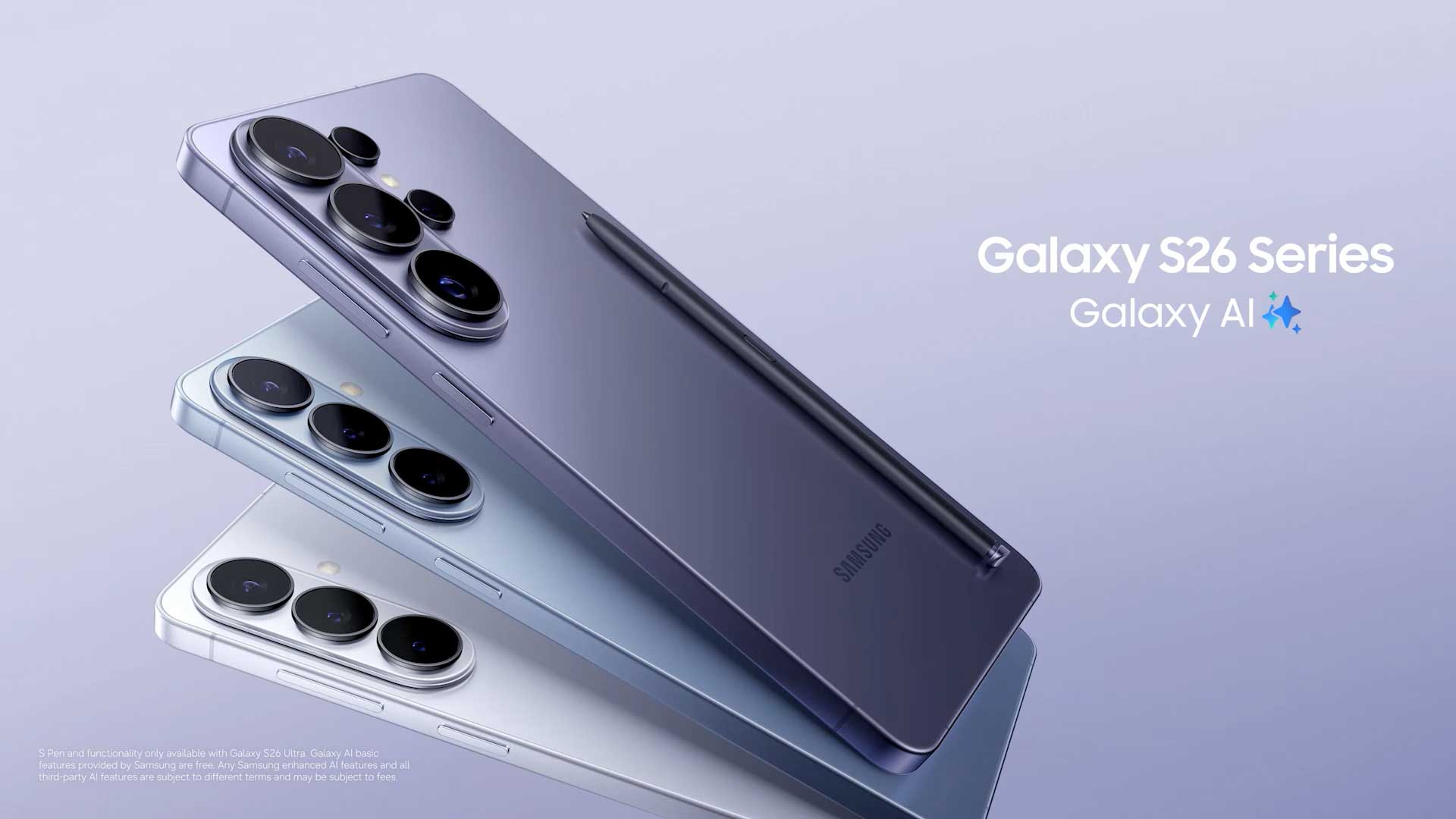 samsung galaxy s26 series