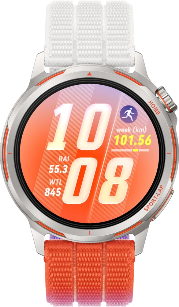 huawei watch gt runner 2 airdry woven strap orange front