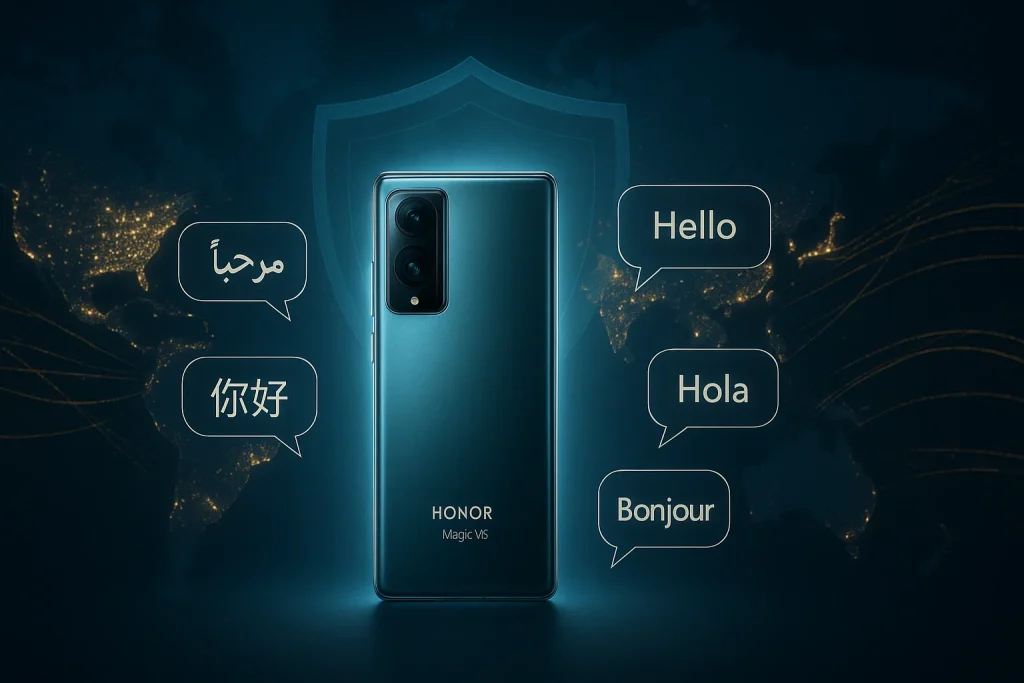 HONOR Magic V5 AI speech translation