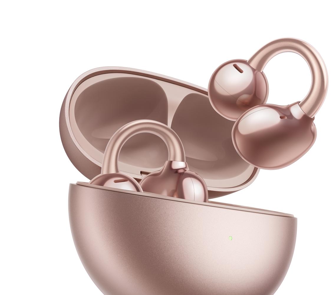 Aesthetic Meets Technology: HUAWEI FreeClip in Rose Gold