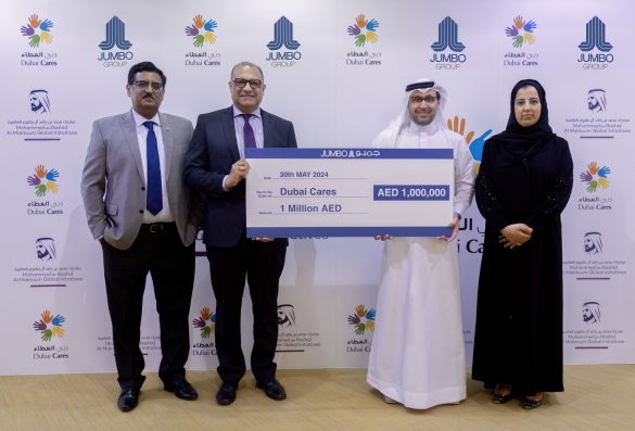 مجموعة جمبو تعزز التزامها بتعليم الأطفال بتبرع قدره مليون درهم لمؤسسة دبي العطاء