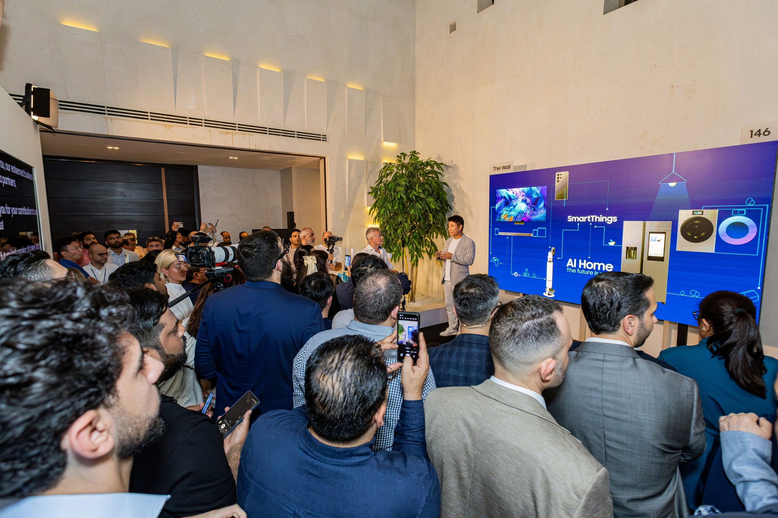The Samsung AI Home experience, launched on May 29, 2025, in Dubai, UAE