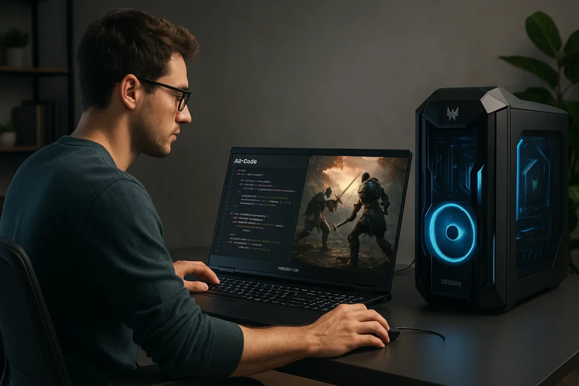 accer2 Acer Predator Helios 18P AI: الحاسوب المحمول الهجين الذي يعيد تعريف العمل واللعب وقوة الذكاء الاصطناعي