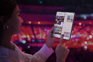 واجهة Boundless View لتعدد المهام على 3 تطبيقات دفعة واحدة.